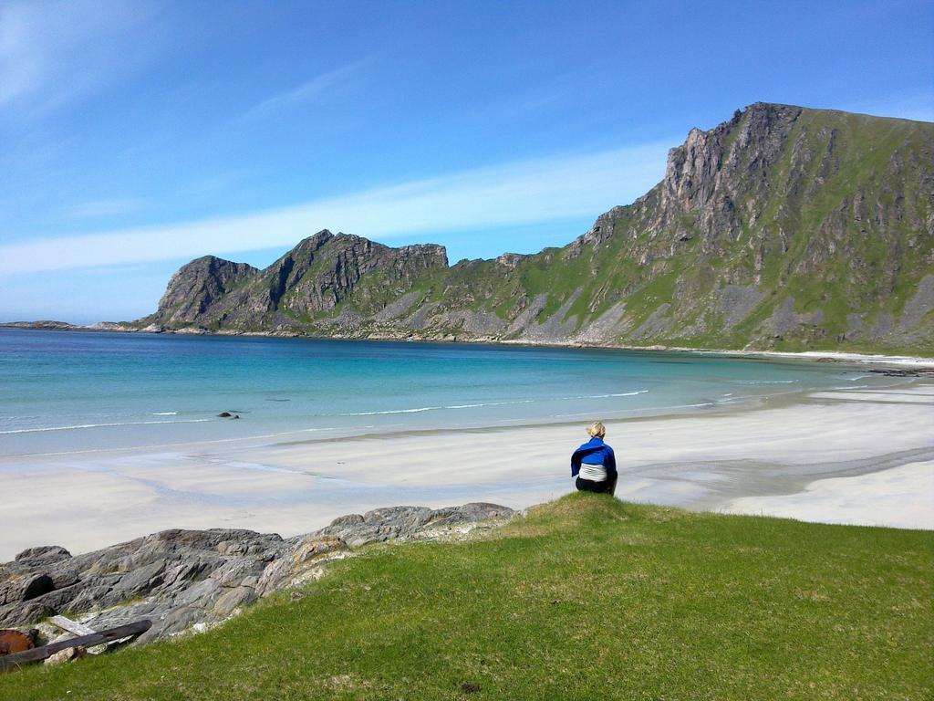 Midnattsol Rom Og Hytter Bleik Bagian luar foto